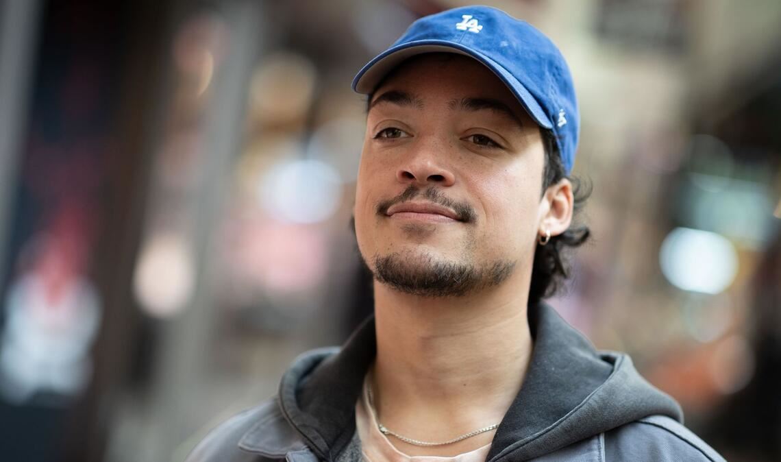 Der Comedian Aurel Mertz beim Heimatbesuch in Stuttgart