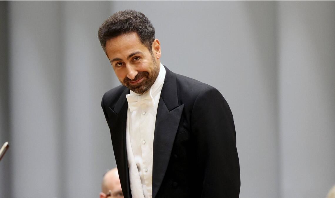 Der Dirigent Nabil Shehata bei einem Konzert im Jahr 2023