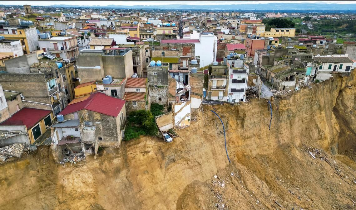 Der Erdrutsch hatte Ende Januar die 25.000-Einwohner-Stadt Niscemi im Süden Siziliens getroffen. (Archivfoto)