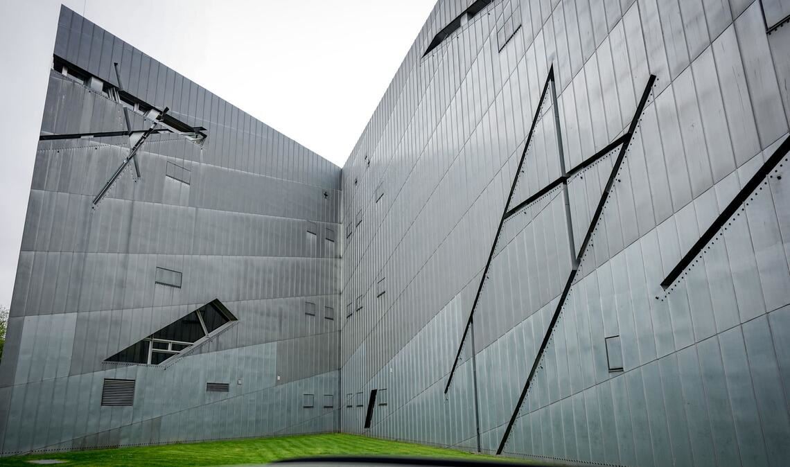 Der Erweiterungsbau des Jüdischen Museums in Berlin.