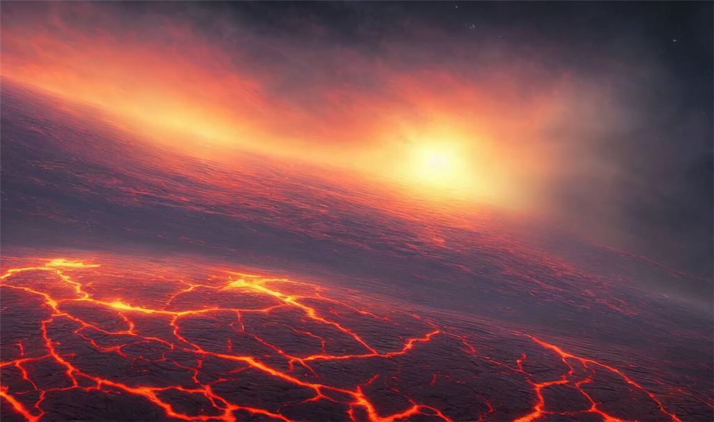 Der Exoplanet L 98-59 d (Symbolfoto eines Exoplaneten) besitzt unter seiner Kruste einen globalen Magma-Ozean, der sich Tausende Kilometer in die Tiefe erstreckt.Illustr.: