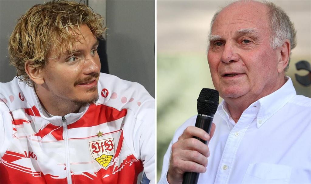 Der FC Bayern um Ehrenpräsident Uli Hoeneß hat im Transfersommer  um den Ex-VfB-Stürmer Nick Woltemade – vergeblich.