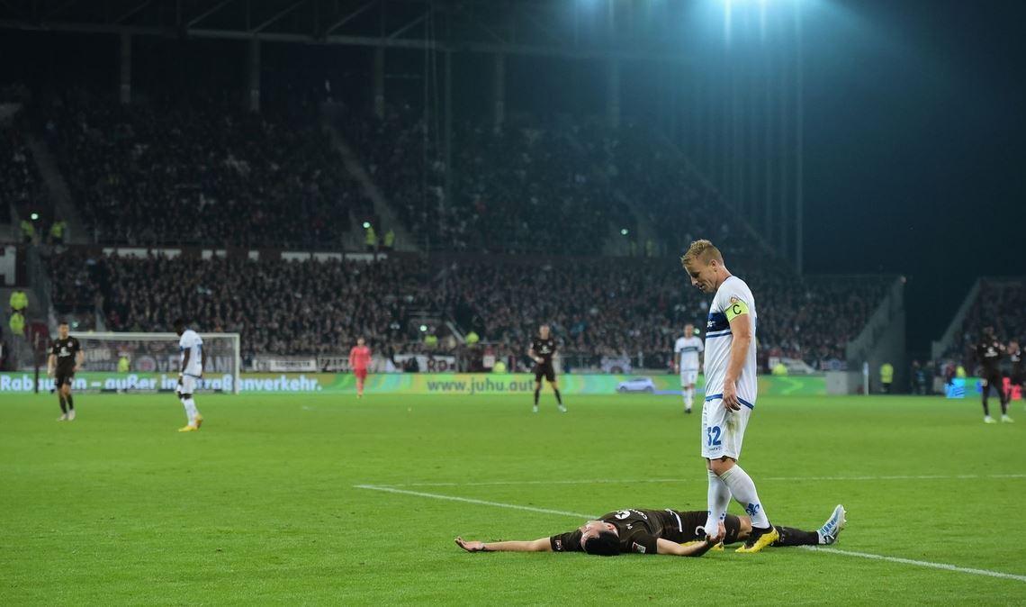 Der FC St. Pauli und Darmstadt 98 trennten sich 1:1.