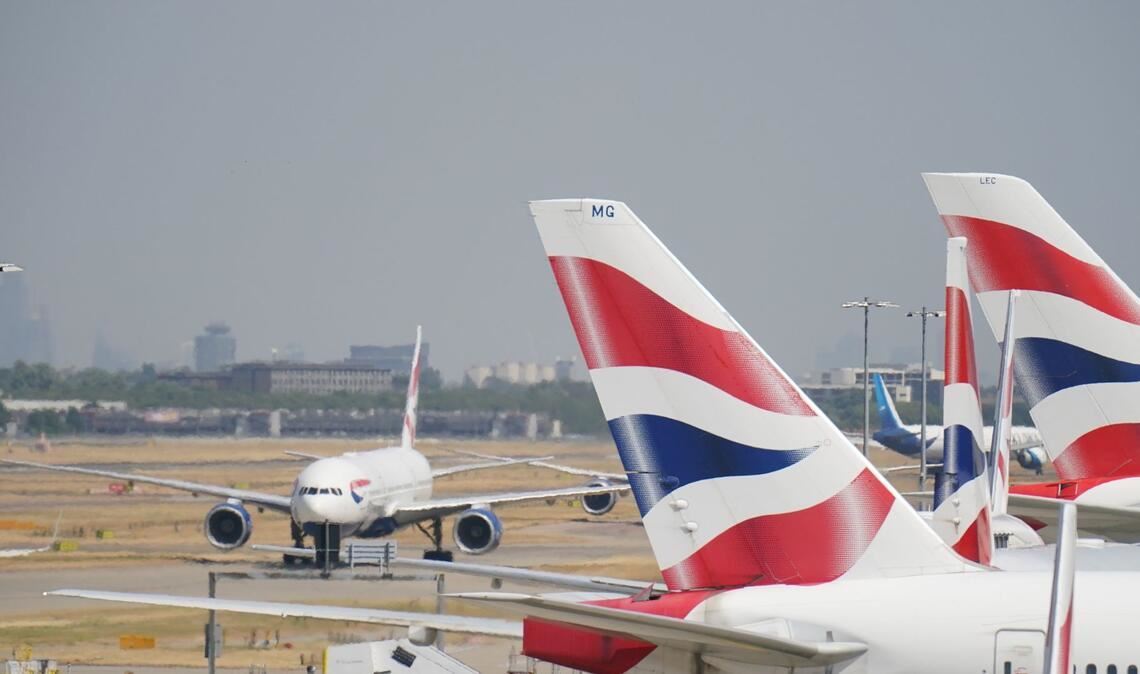 Der Flughafen Heathrow ist von technischen Problemen betroffen.
