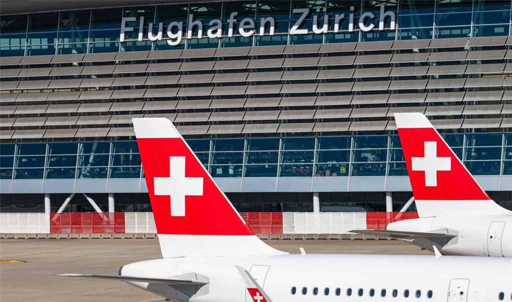 Der Flughafen Zürich liegt nah an der deutschen Grenze und wird auch von vielen deutschen Fluggästen genutzt.