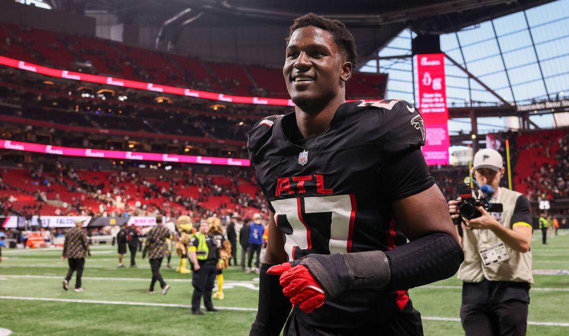 Der Football-Profi von den Atlanta Falcons ist wegen eines mutmaßlichen häuslichen Zwischenfalls in Florida festgenommen worden (Archivbild).