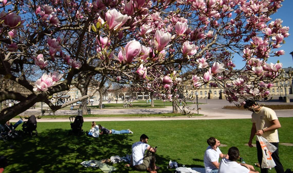 Der Frühling lädt zum Verweilen an der frischen Luft ein (Archivbild).