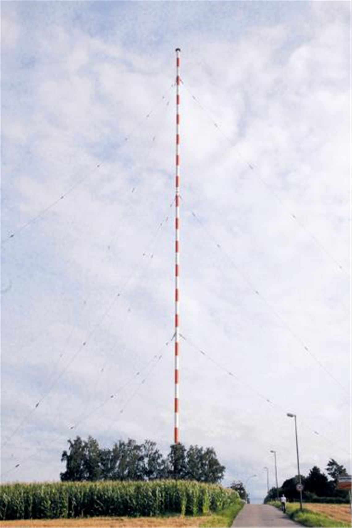 Der Funkwellenstrahlung vom Sender Mühlacker ist deutlich messbar, bewegt sich aber innerhalb der Grenzwerte. Foto: Eigner