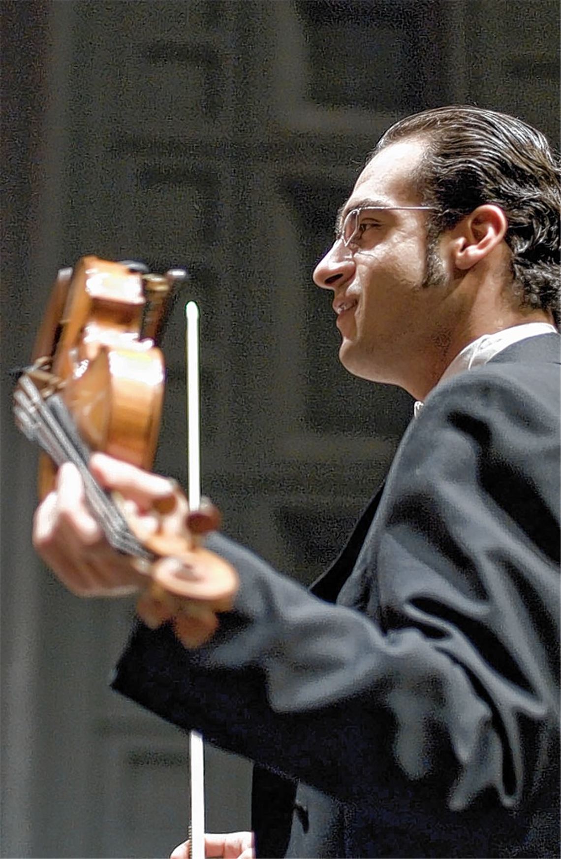 Der Geiger Marian Kraew.