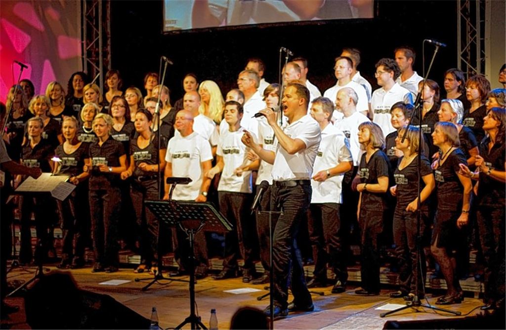 Der Gospelchor Lingenfeld.