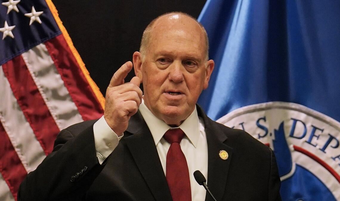 Der Grenzschutzbeauftragte des Weißen Hauses, Tom Homan.