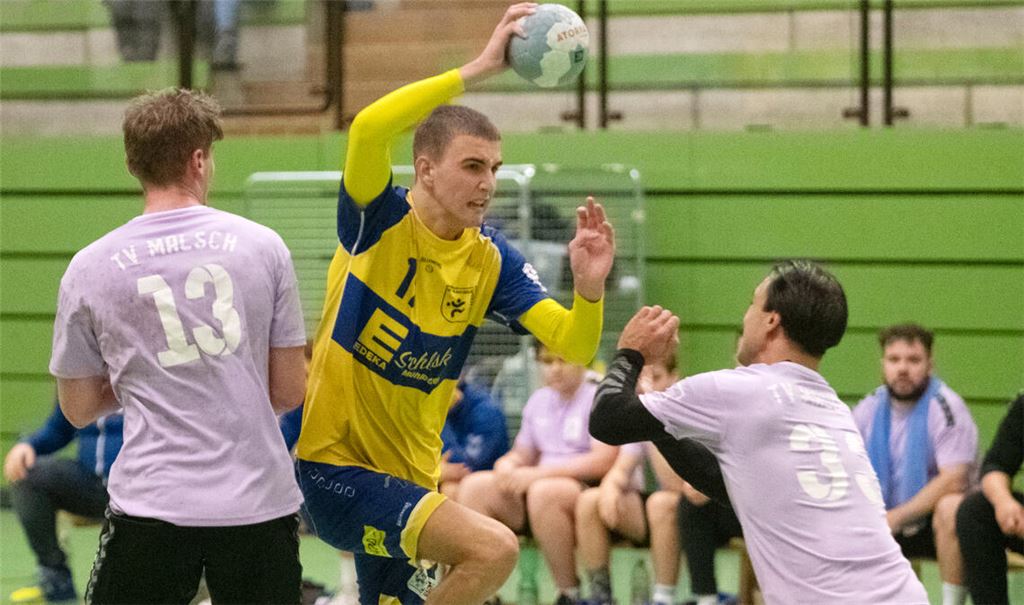 Der HC Blau-Gelb beweist viel Durchschlagskraft gegen den TV Malsch.