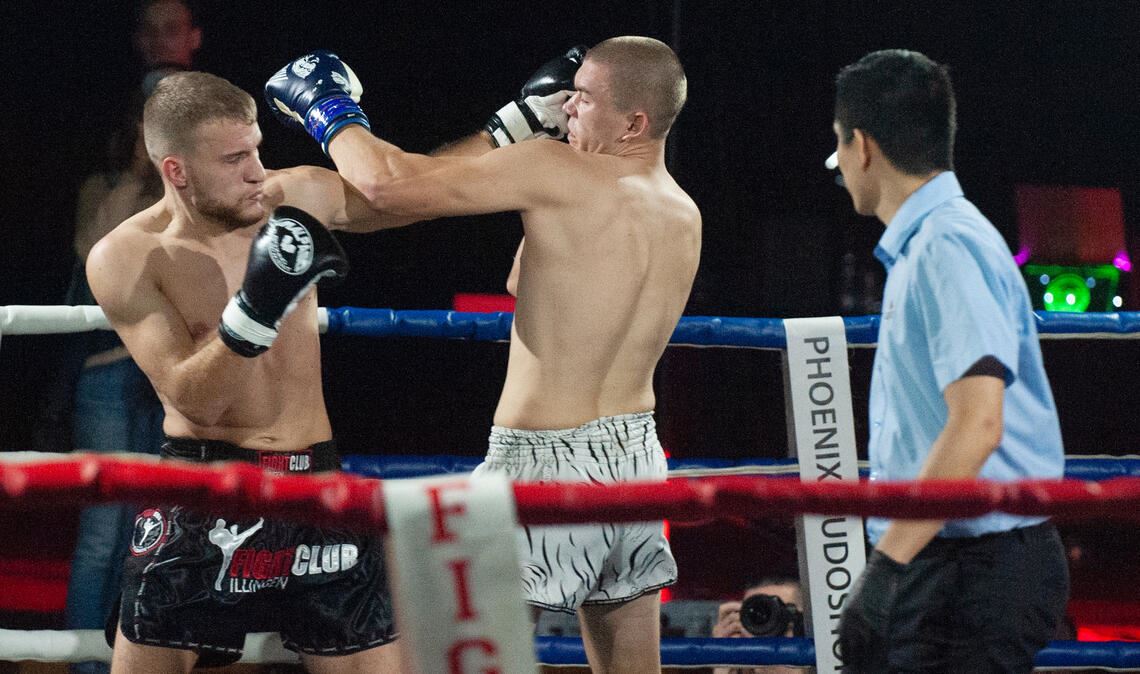 Der Hauptkampf zwischen Chris Hausmann und Manuel Aman dauert bis nach Mitternac...