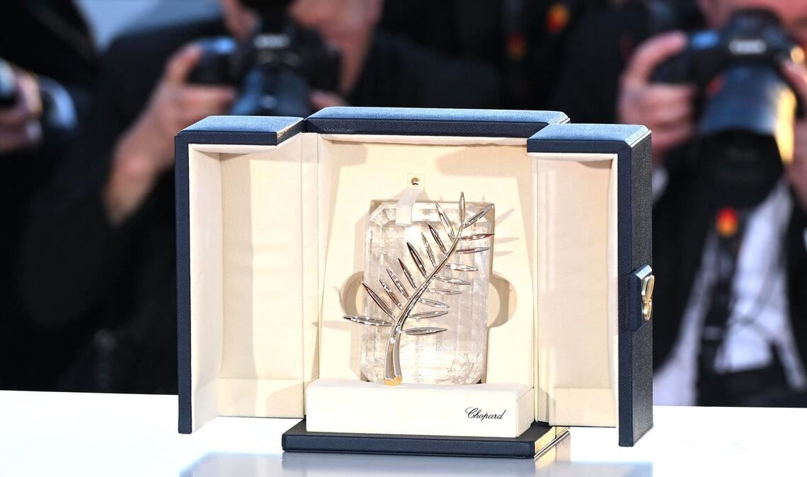 Der Hauptpreis des Filmfests in Cannes: Die Goldene Palme. (Archivbild)