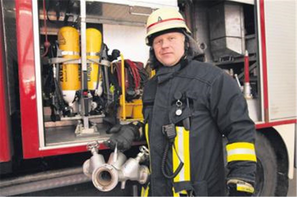 Der Illinger Feuerwehrkommandant Joachim Saalbach freut sich auf weitere ehrenamtliche Mitstreiter im aktiven Feuerwehrdienst.
Foto: Franz