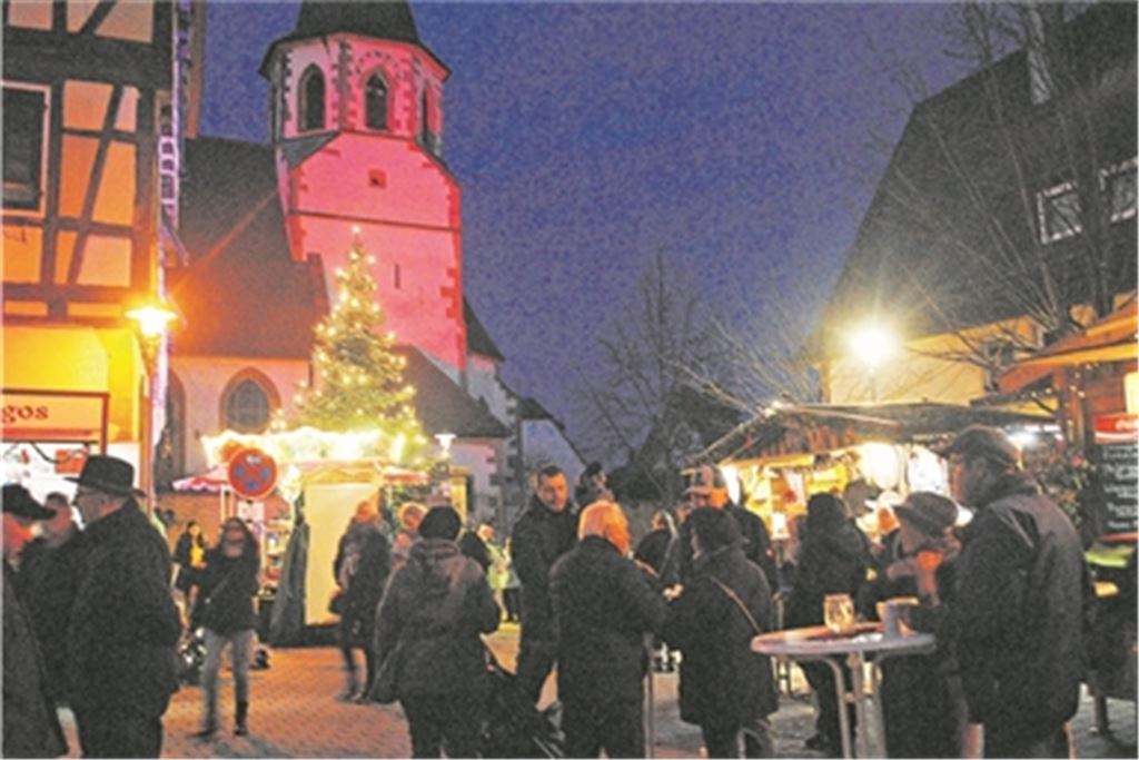 Der Illinger Weihnachtsmarkt 2019. Foto: Archiv. 
