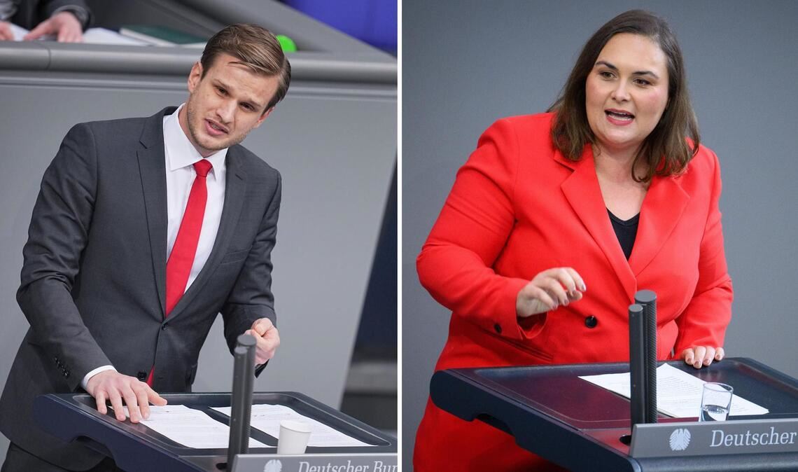 Der Kandidat für den SPD-Landesvorsitz, Robin Mesarosch, tritt mit der Mannheimer Bundestagsabgeordneten Isabel Cademartori für eine Doppelspitze an.