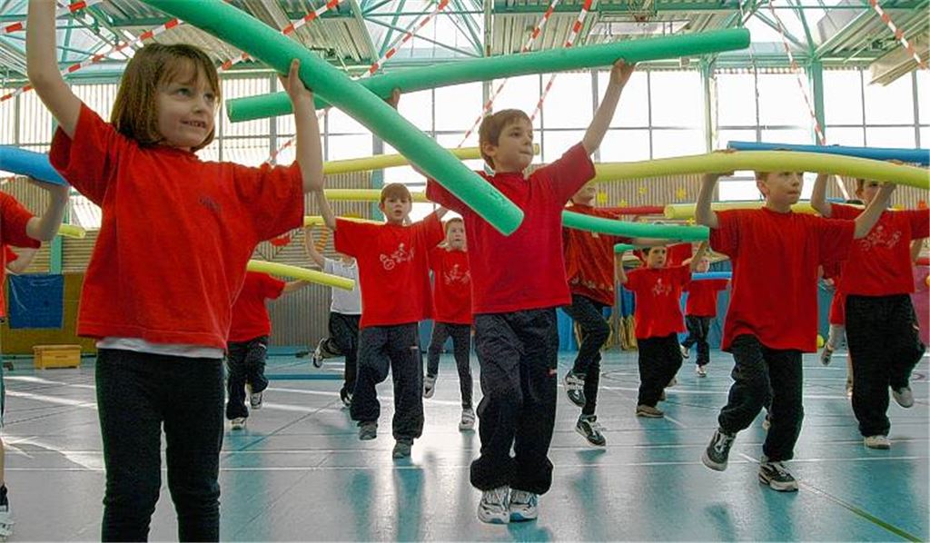 Der Kindersport in der Schefenacker-Sporthalle – hier eine Vorführung vor einigen Jahren bei einer Vereinsfeier – muss mit weniger Trainingszeit auskommen. Foto: Fotomoment