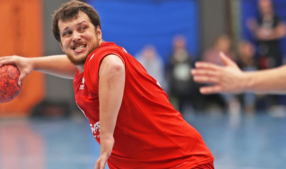 Der Knittlinger Petar Petricevic hat im Derby in Pforzheim sechs Treffer erzielt. Foto: Müller