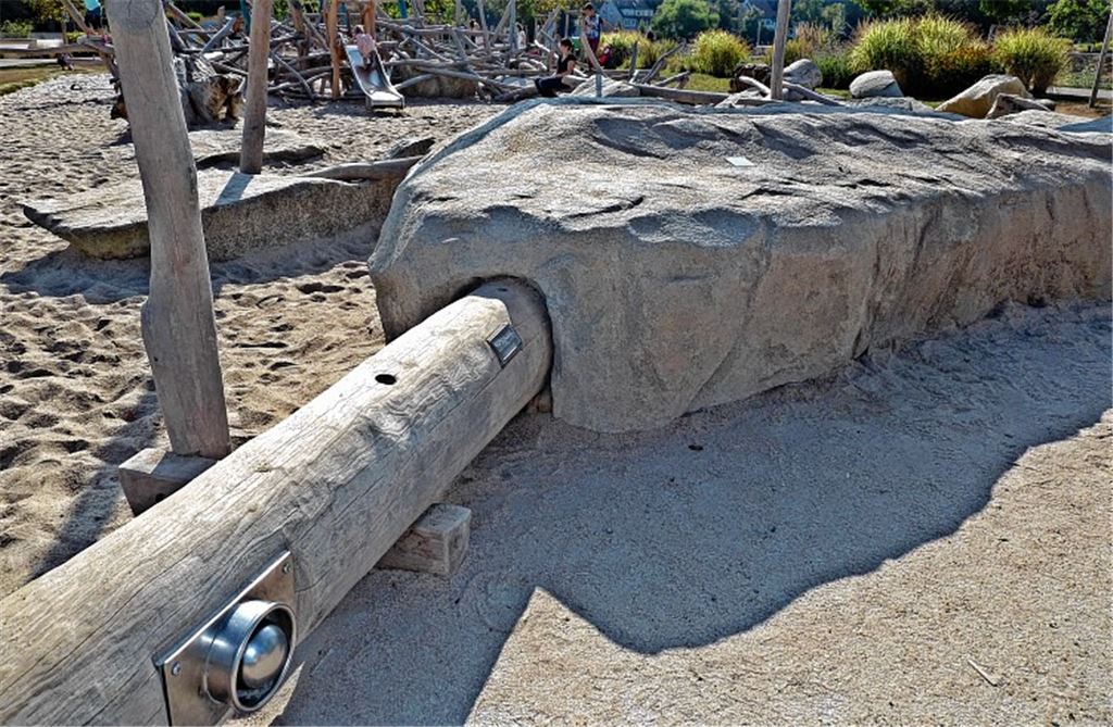 Spielplatz vorübergehend trockengelegt