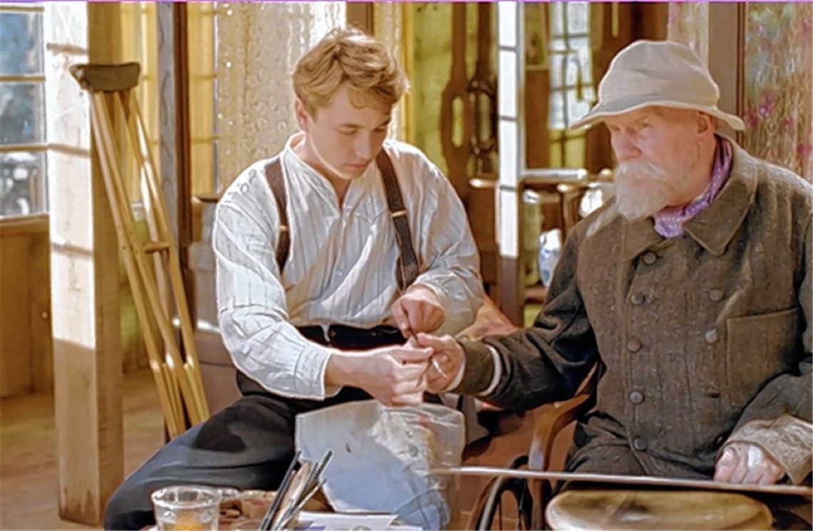 Der Künstler und sein Sohn. 