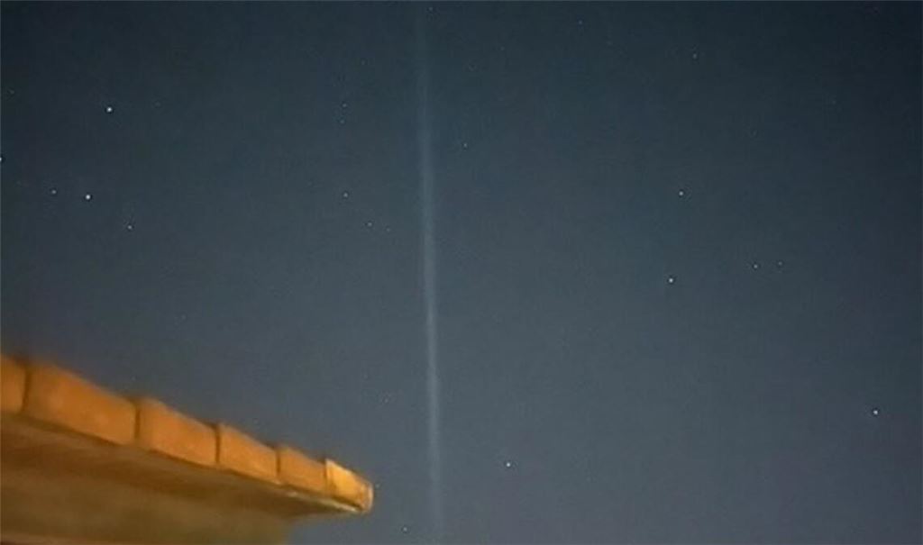 Der Lichtstreifen ist auch am Nachthimmel der Region Stuttgart zu sehen gewesen.