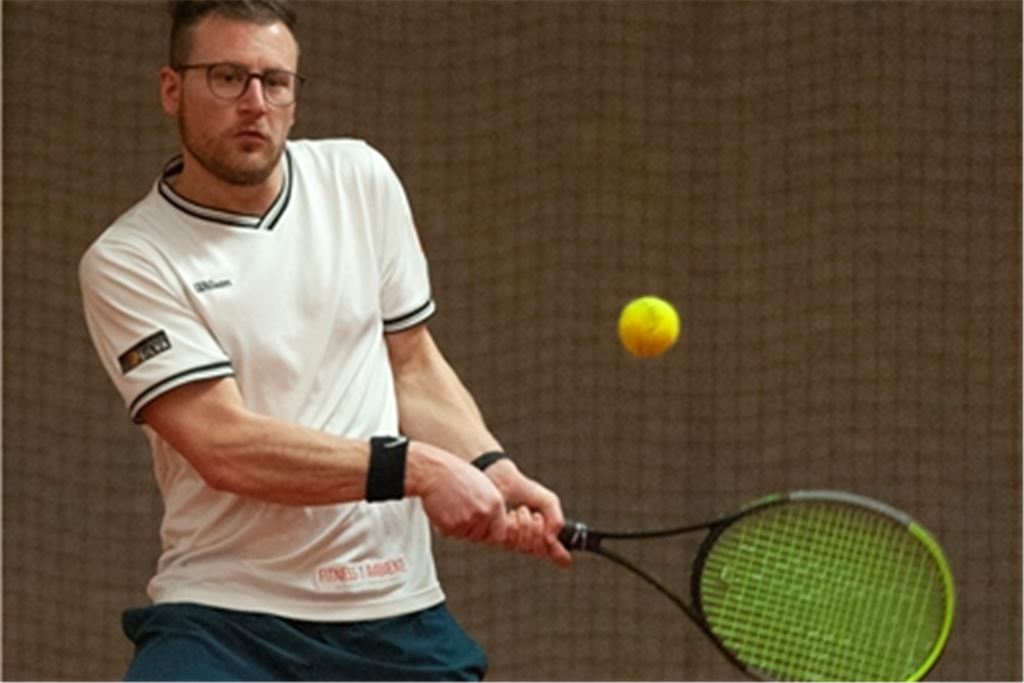 Der Lienzinger Mannschaftsführer Kevin Thäter im Spiel gegen die SPG. Foto: vh