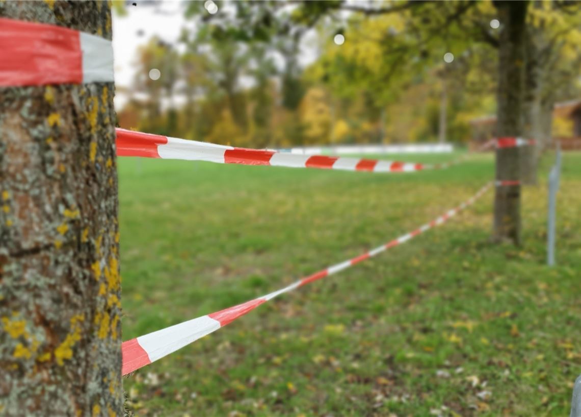 Der Lockdown sorgt auf Sportplätzen – hier beim SV Sternenfels – für Stille.Foto: Huber