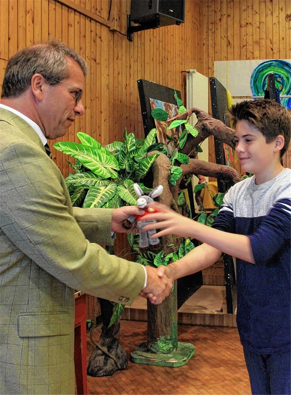 Mulis für die neuen Schüler