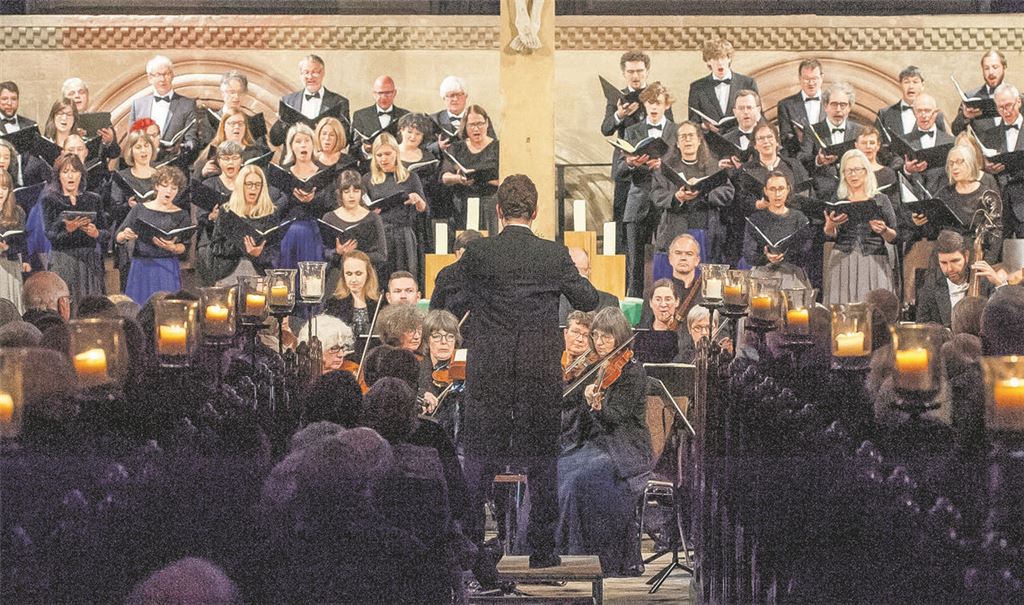 Der Maulbronner Kammerchor, hier beim Saisonfinale 2022, gehört untrennbar zu den Klosterkonzerten dazu. Foto: Archiv