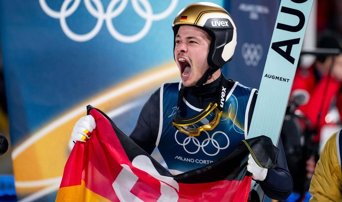 Der Moment des Triumphs: Philipp Raimund.