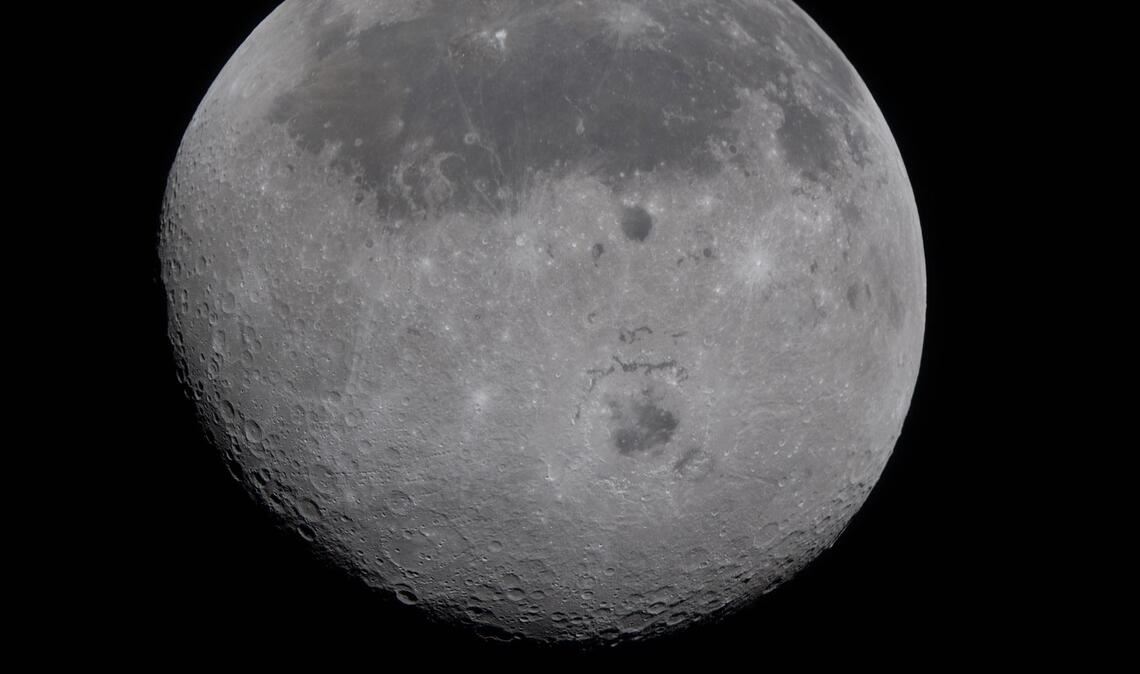 Der Mond - aus der Perspektive der "Artemis 2"-Crew.