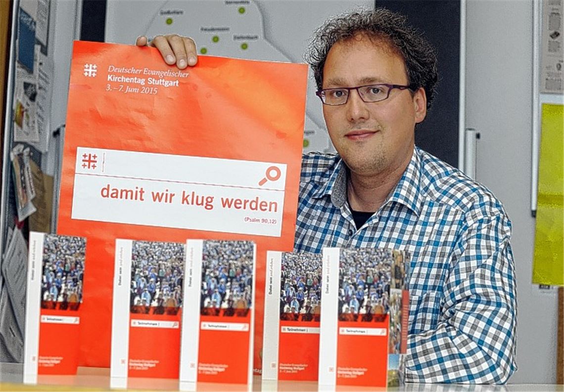 Der Mühlacker Diakon Michael Gutekunst erhofft sich vom Kirchentag in Stuttgart Informationen, Impulse und Anregungen.
