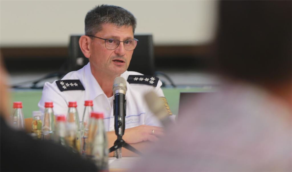 Der Mühlacker Leiter des Polizeireviers Achim Strobel. Foto: Disselhoff