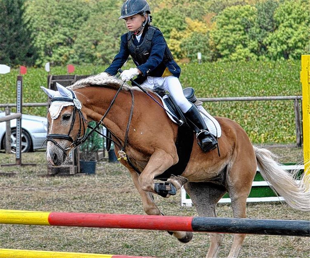 Der Nachwuchs ist auf dem Sprung, zum Beispiel die neunjährige Maike Hartmann vom RFV Maulbronn. Foto: Stahlfeld