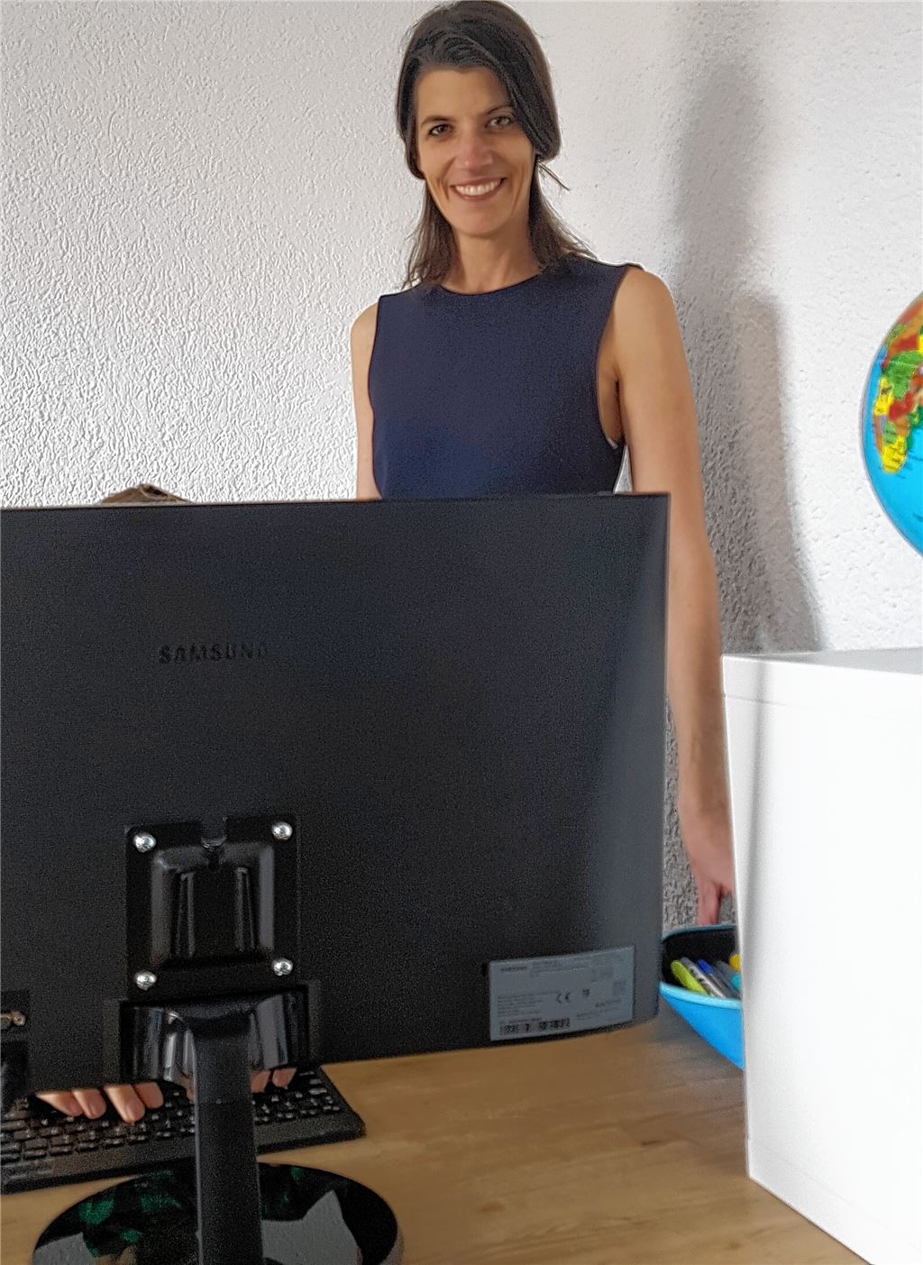 Der Nachwuchs lernt am Computer – auch in der Familie von Tina Krüger.privat