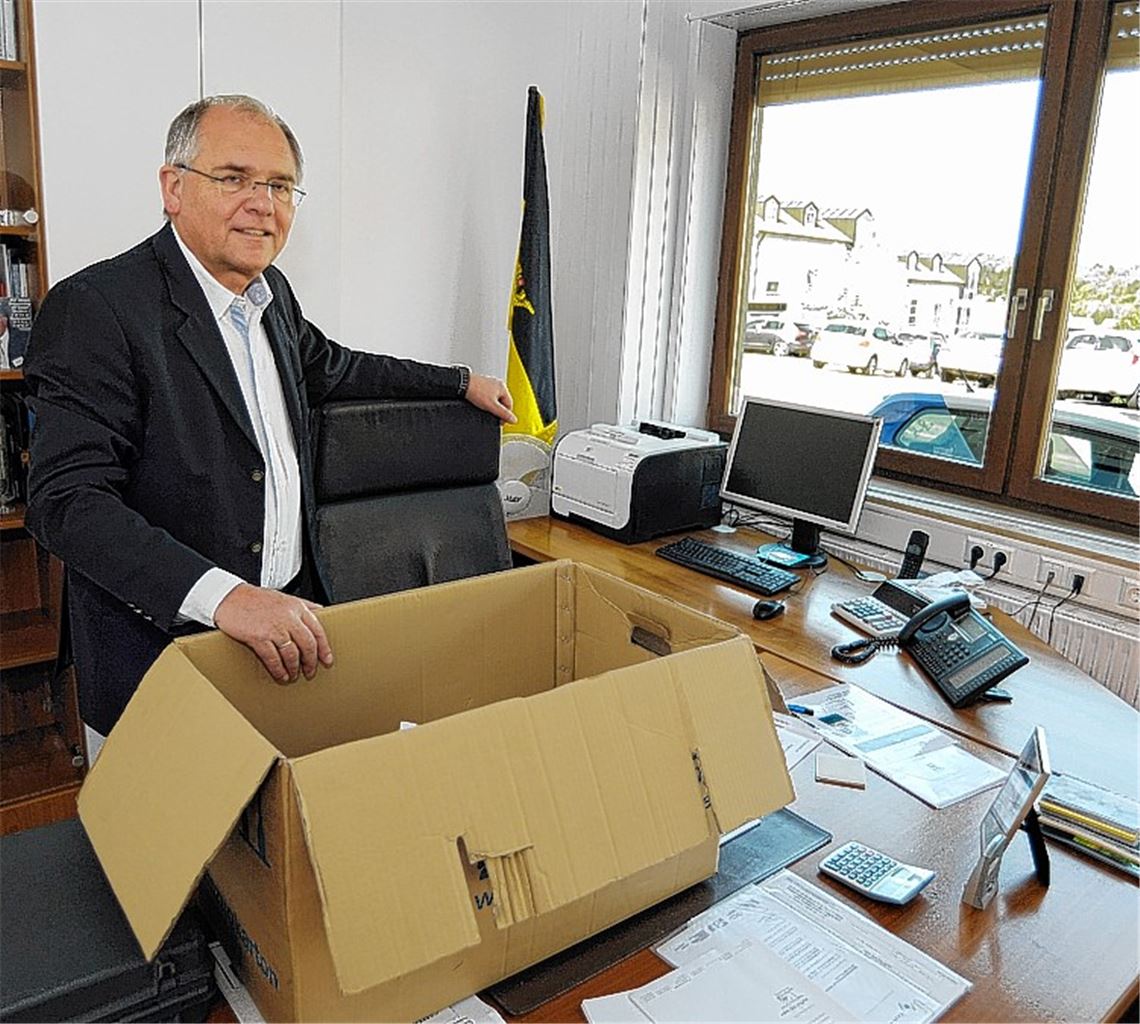 Der Ölbronn-Dürrner Bürgermeister Norbert Holme hat sein neues Büro an der Pforzheimer Straße 5 in Dürrn bereits bezogen.