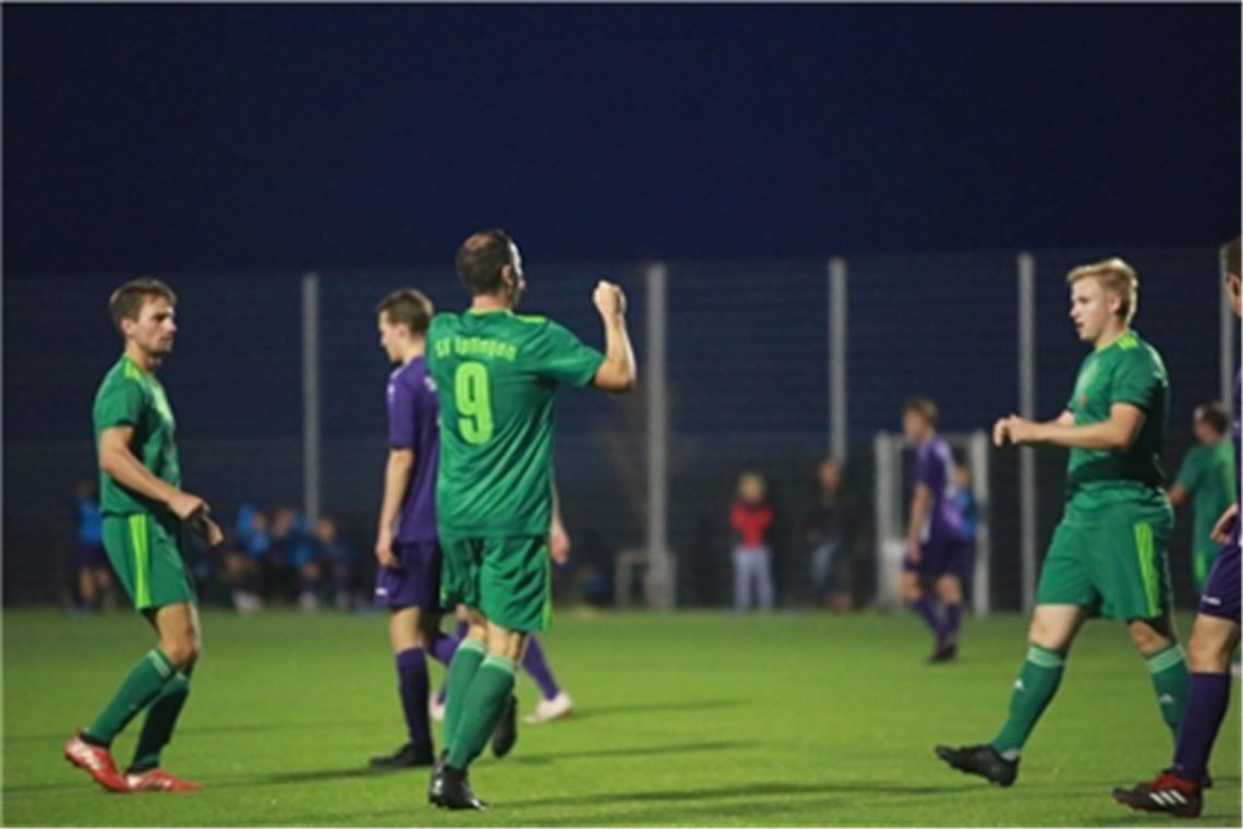 Der SV Ipringen durfte in dieser Saison – hier beim Sieg gegen Roßwag Mühlhausen kürzlich – oft jubeln. Foto: Huber