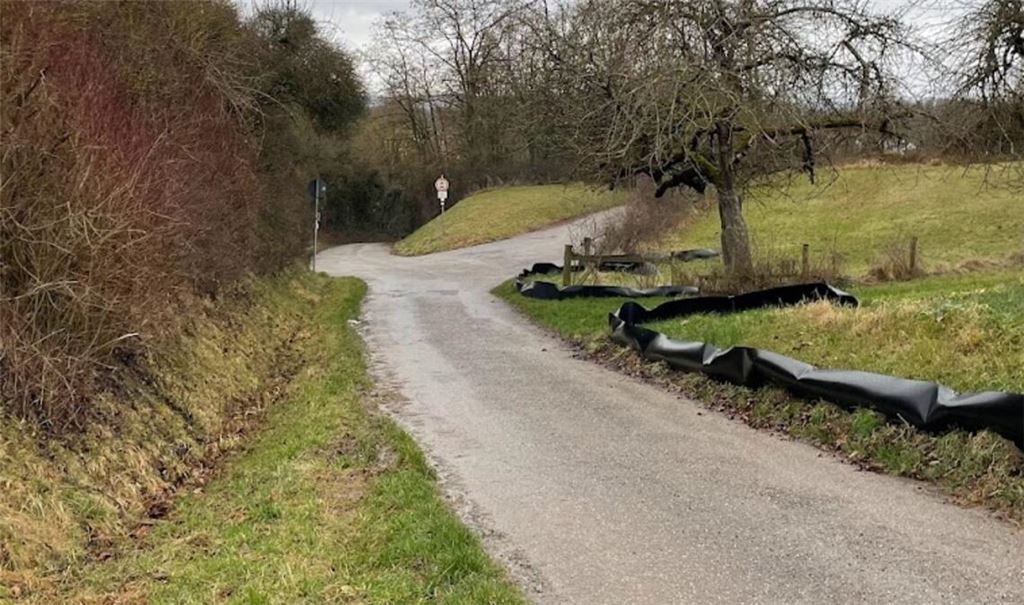 Der Schutzzaun soll eine Rückkehr der Eidechsen in die Pferchäcker verhindern. Foto: privat