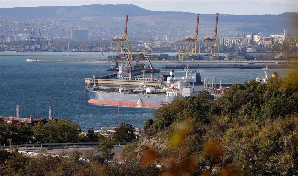 Der Schwarzmeerhafen Noworossijsk hat für Russland als Flottenbasis und Export-Drehscheibe im Schwarzen Meer strategische Bedeutung. (Archivbild)