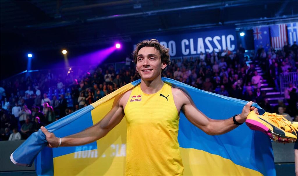 Der Schwede Armand Duplantis springt auch 2026 wieder in seiner eigenen Liga.