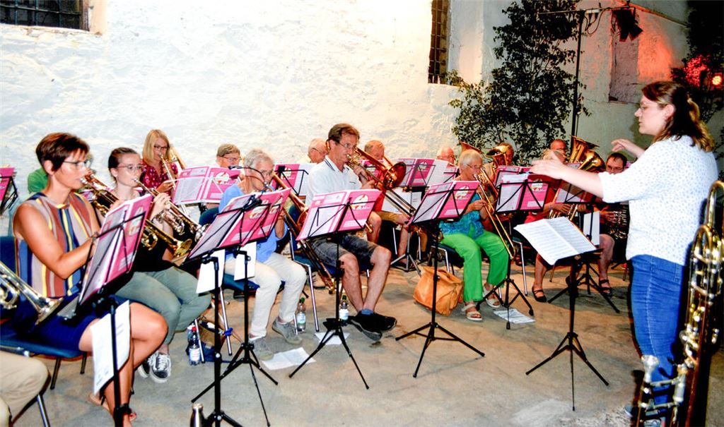 Der „Senderposaunenchor“ ist erstmals bei der Serenade zu hören. Fotos: Stahlfeld