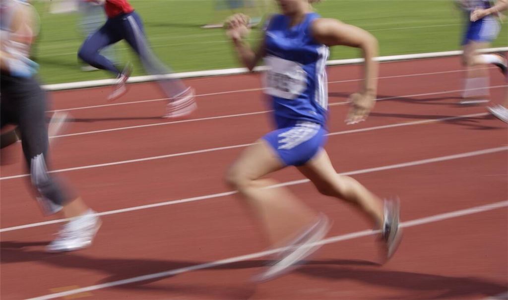 Der Sprint gehört seit jeher fest zum Repertoire der Bundesjugendspiele.