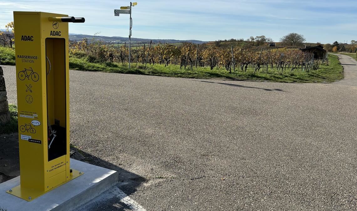 Der Standort der neuen Rad-Service-Station. Foto: privat