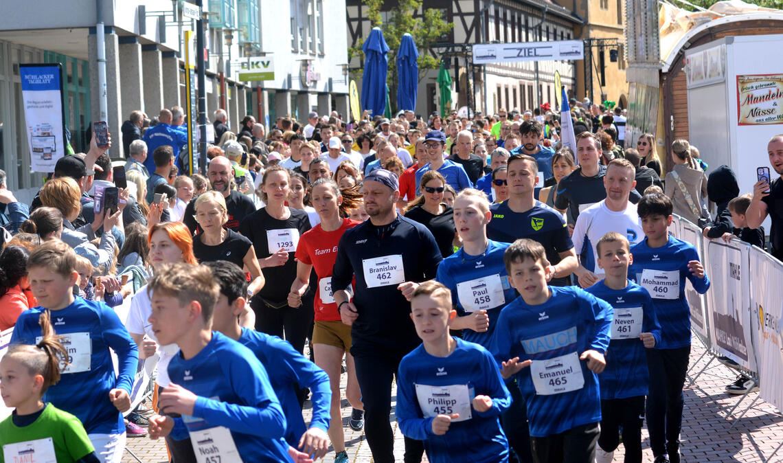 Der Start des 5-km-Rennens.