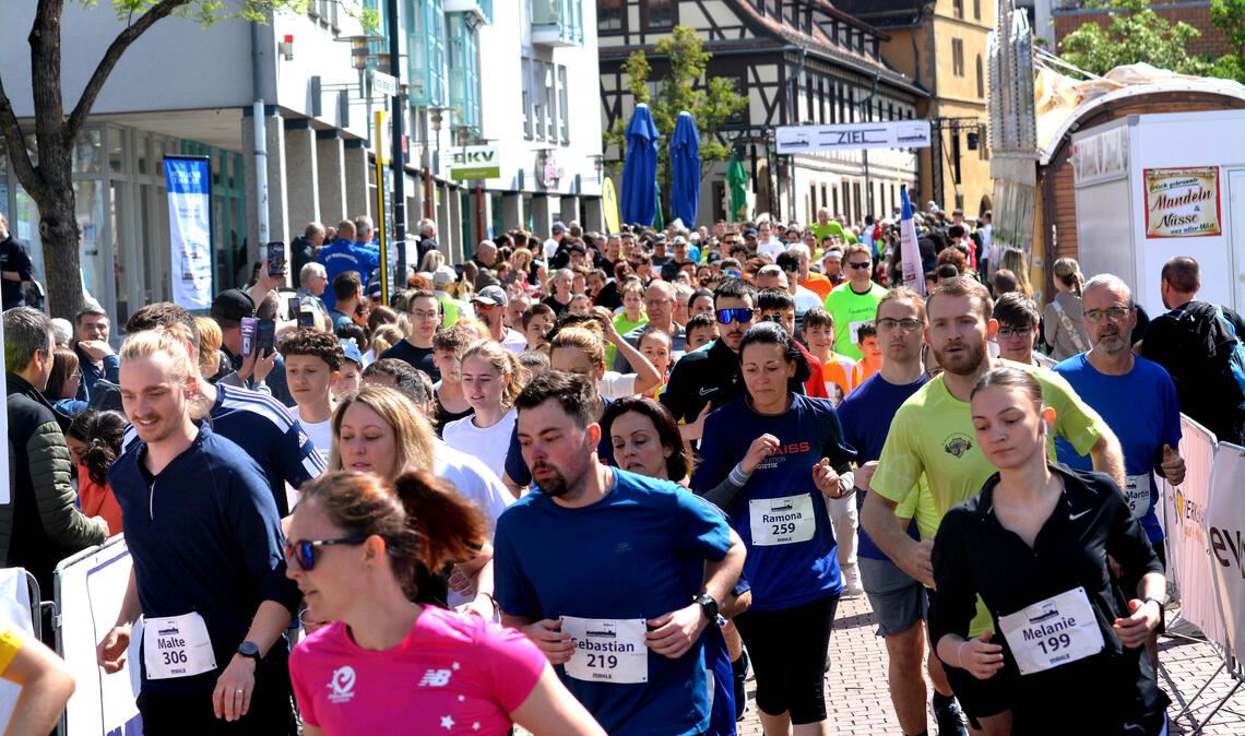 Der Start des 5-km-Rennens.