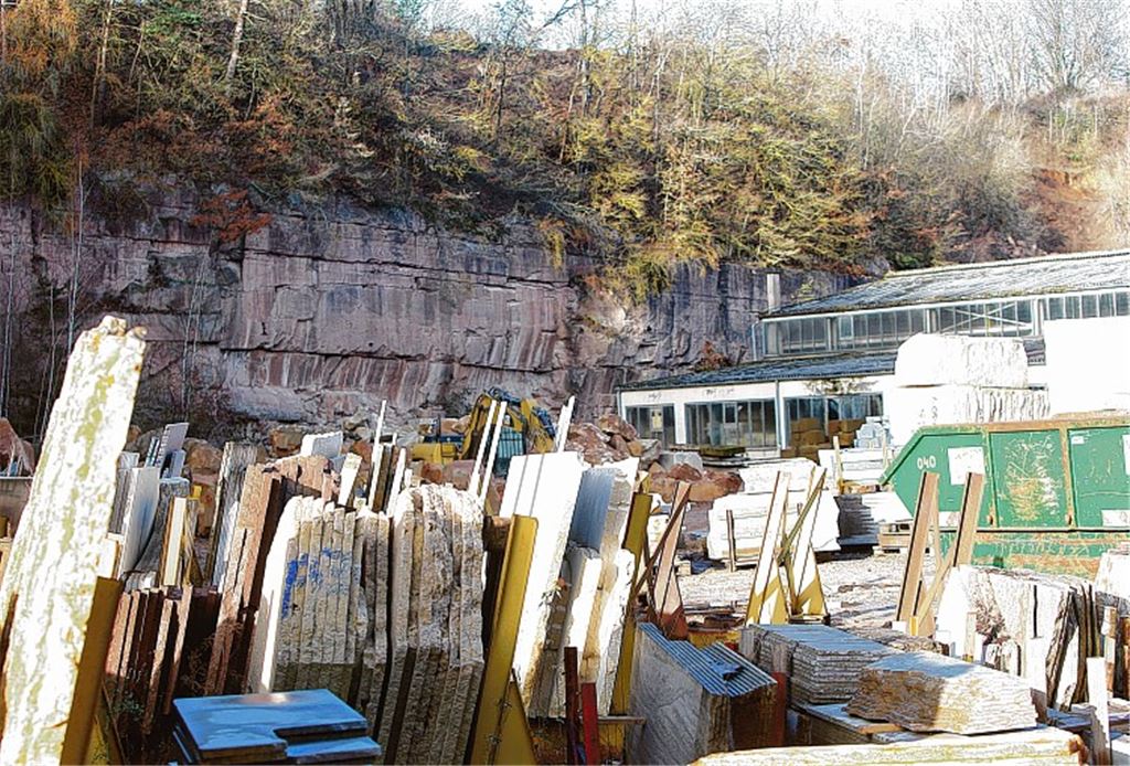 Der Steinbruch Lauster in Maulbronn soll auf einer Fläche von rund 5,5 Hektar zu einer Deponie der Klasse I werden. Albrecht Tschackert treibt die Pläne für die Firma Fischer Weilheim voran. Fotos: Disselhoff