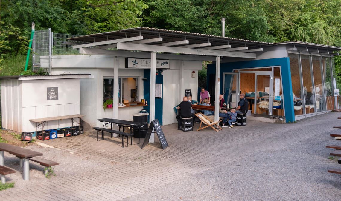 Schlossbergkiosk soll erweitert werden Der Sternenfelser Schlossbergkiosk ist ein beliebtes Auflugsziel. Er soll erweitert werden. Foto: Fotomoment