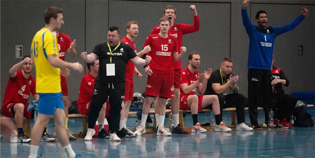 Der TSV Knittlingen möchte in der Aufstiegsrunde der Handball-Landesliga weiter jubeln – am liebsten gleich am Sonntag im Heim-Derby gegen die SG Sulzfeld/Bretten. Foto: Fotomoment