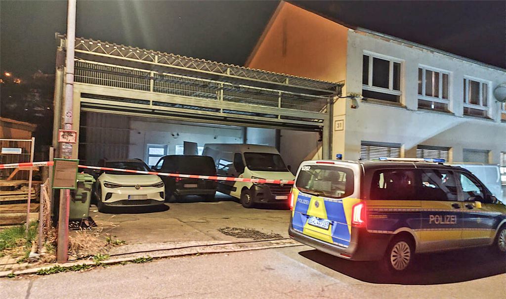 Der Tatort des Raubüberfalls in Enzberg. Foto: Myroshnichenko